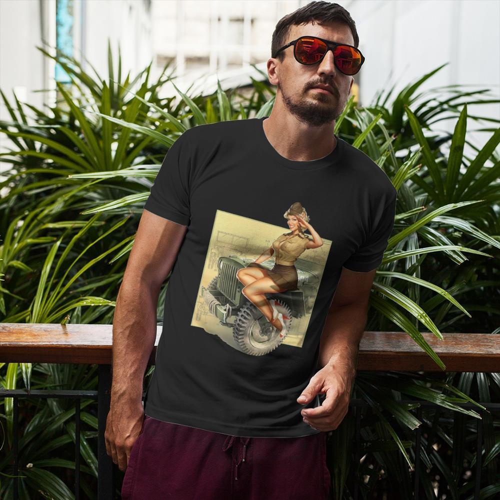 Camiseta Vintage Pin-Up