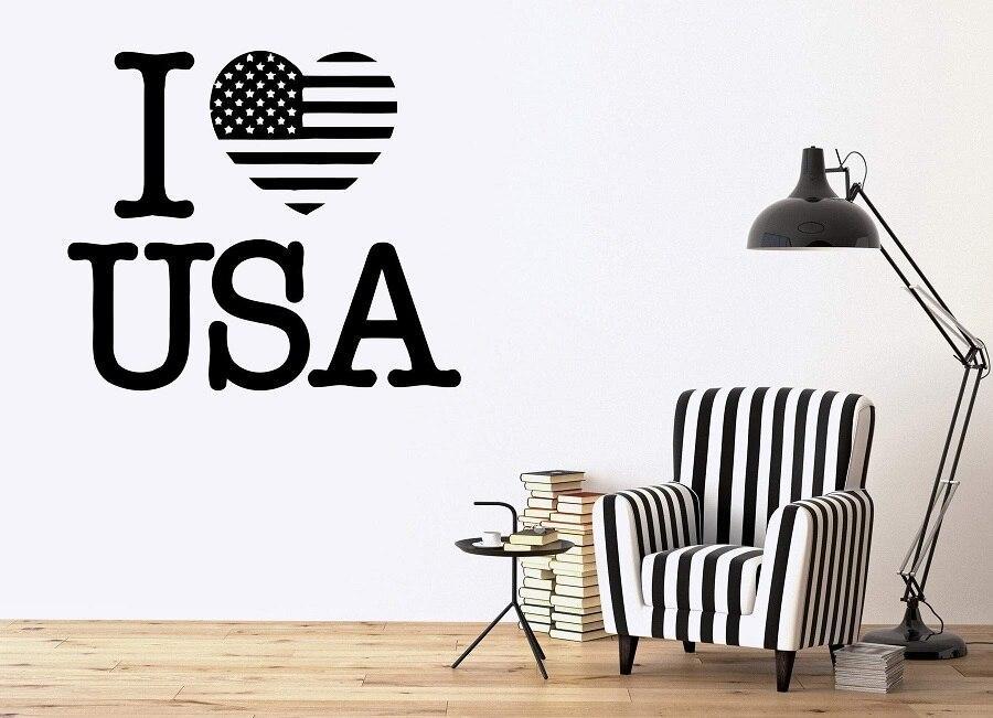 Adesivos De Parede Vintage Americanos