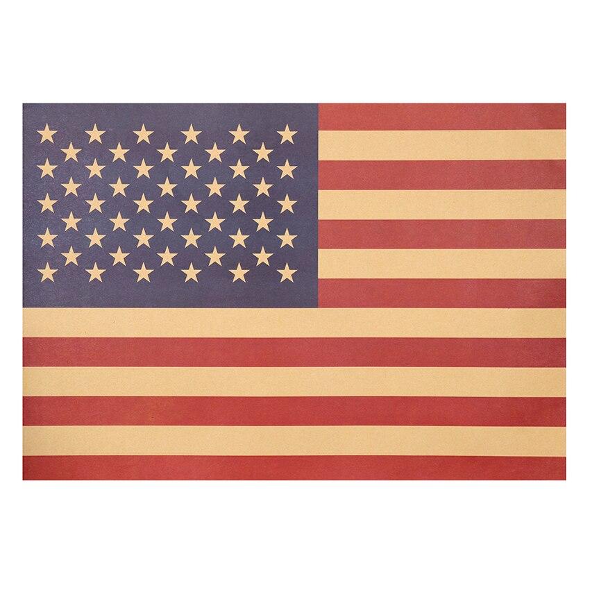 Adesivos De Parede Vintage Com Bandeira Americana