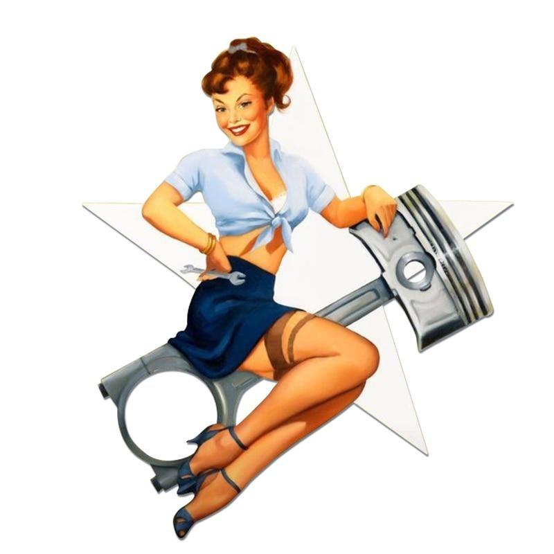 Adesivos De Parede Pin-Up Americanos