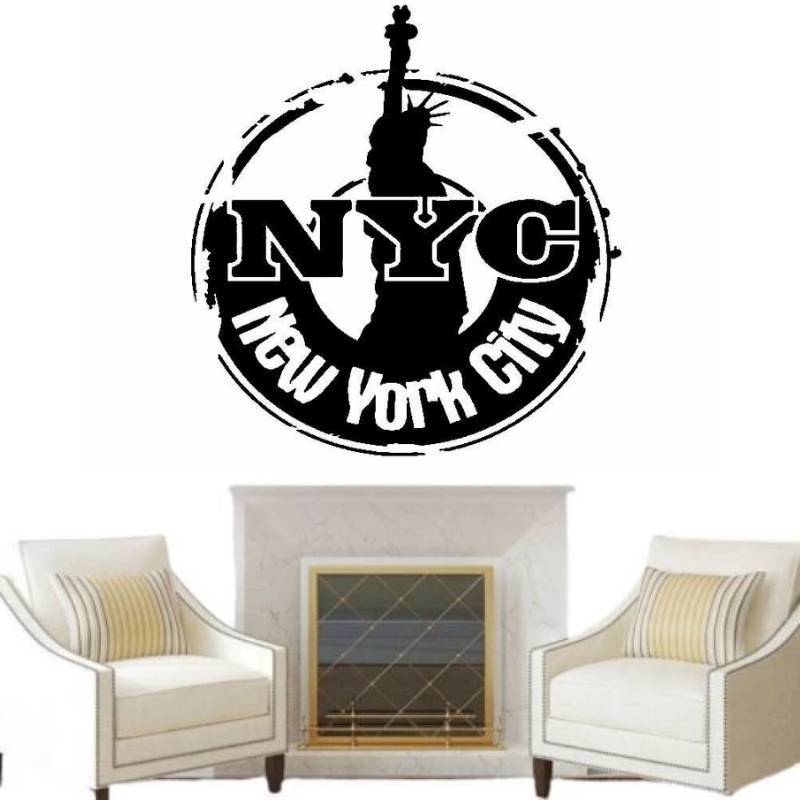 Adesivos Vintage Preto E Branco De Nova York