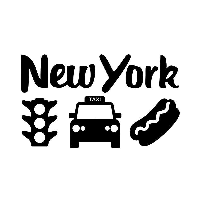 Adesivos Vintage Para Laptops De Nova York