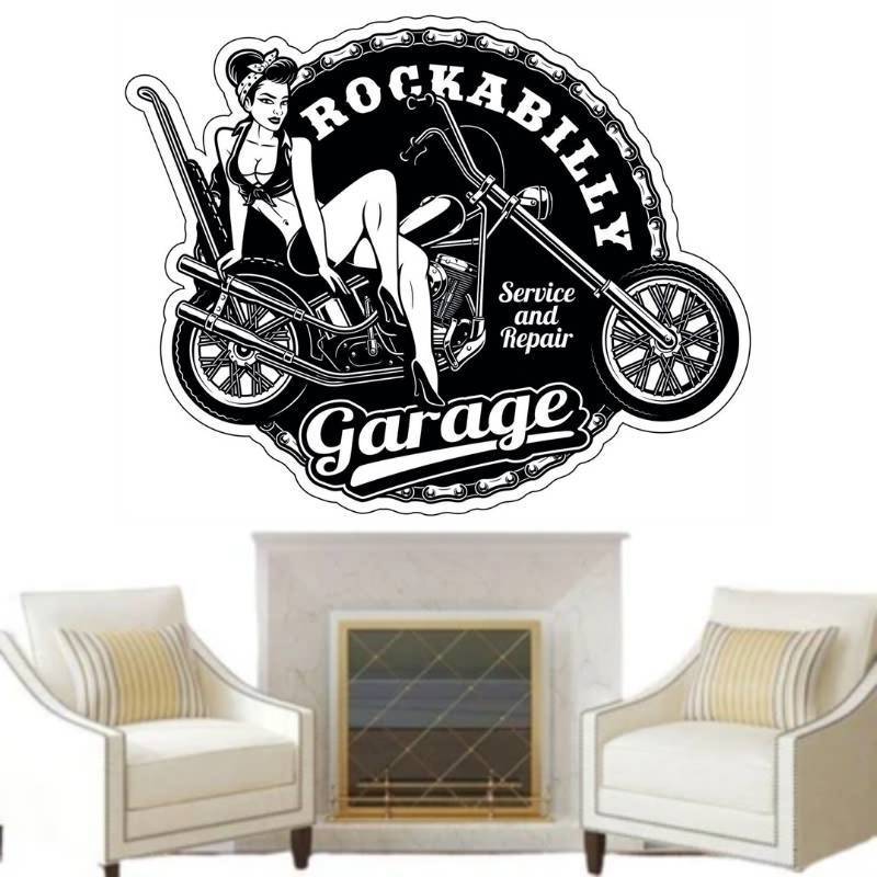 Adesivos De Capacete De Motocicleta American Pin Up