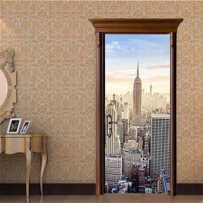 Adesivos Vintage Para Porta De Nova York