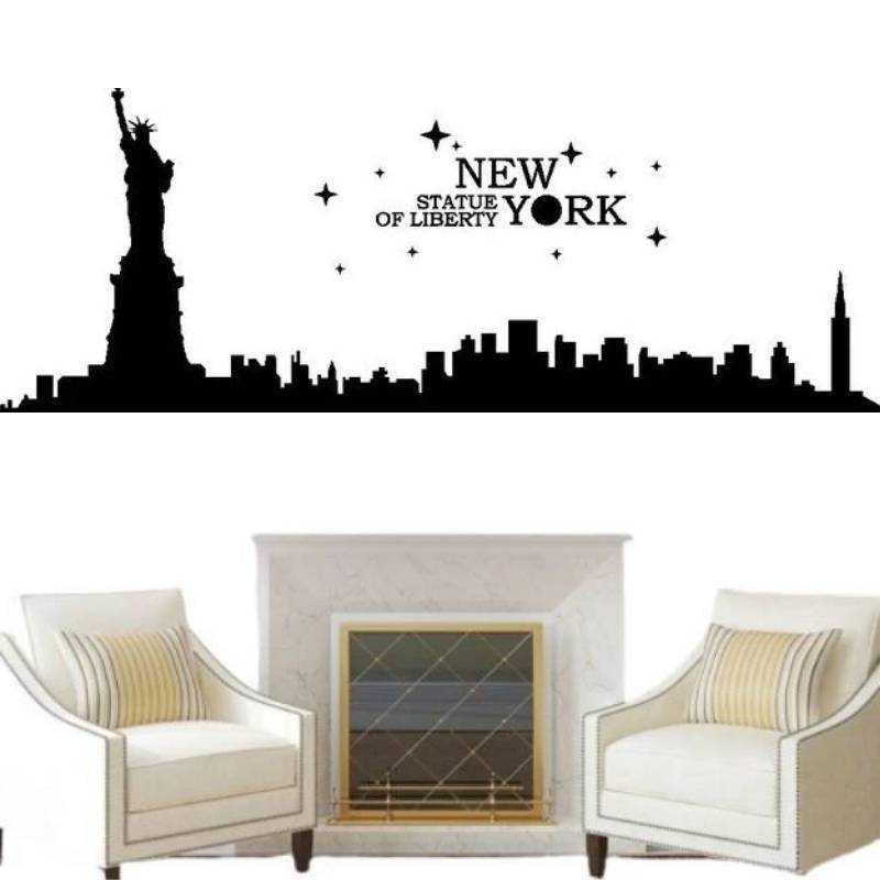 Adesivos Vintage Da Estátua Da Liberdade De Nova York