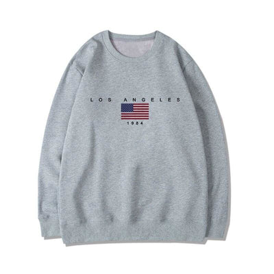 Moletom Feminino Vintage Estilo Americano