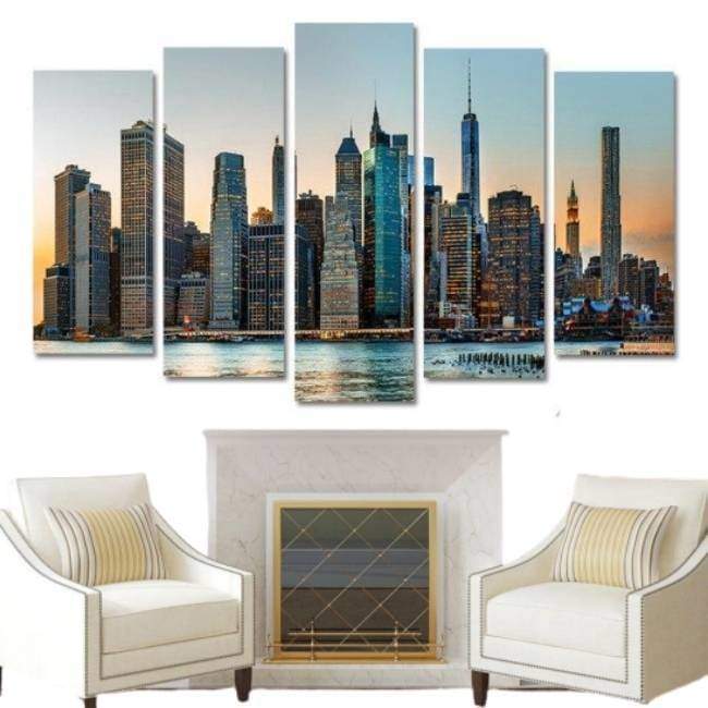 Mesa Vintage De 5 Peças Nova York