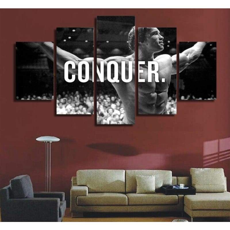 Pintura Vintage De Arnold Schwarzenegger