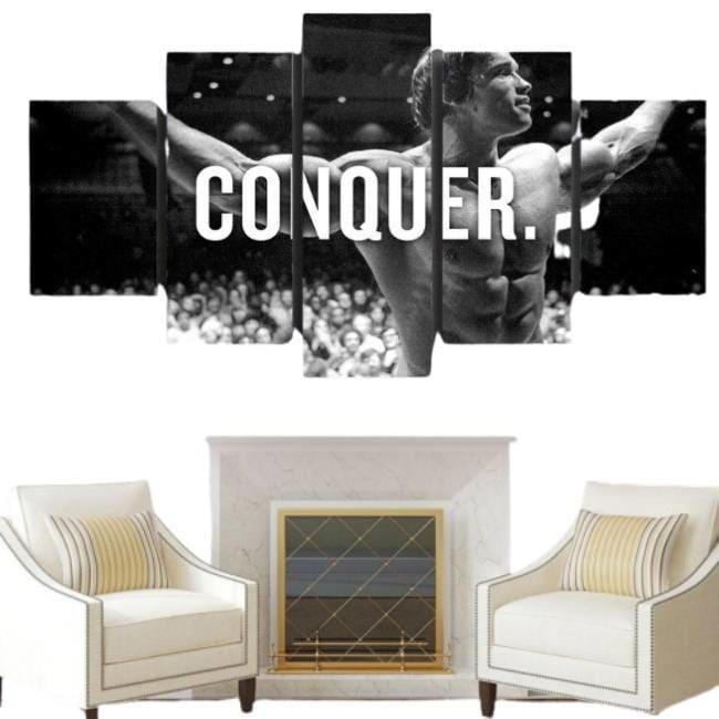 Pintura Vintage De Arnold Schwarzenegger