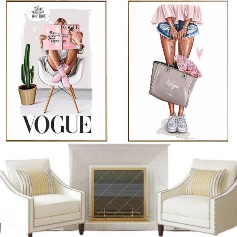 Pintura Em Tela Vintage