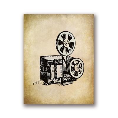 Pintura Vintage De Cinema