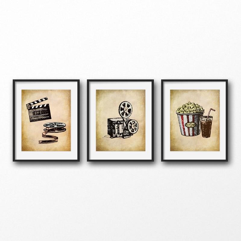 Pintura Vintage De Cinema