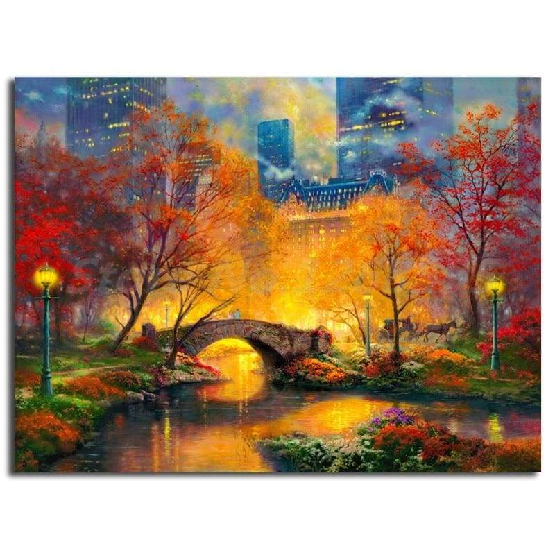 Pintura De Decoração Vintage De Nova York