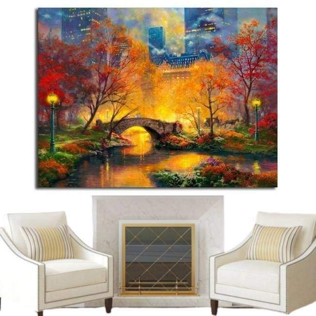 Pintura De Decoração Vintage De Nova York