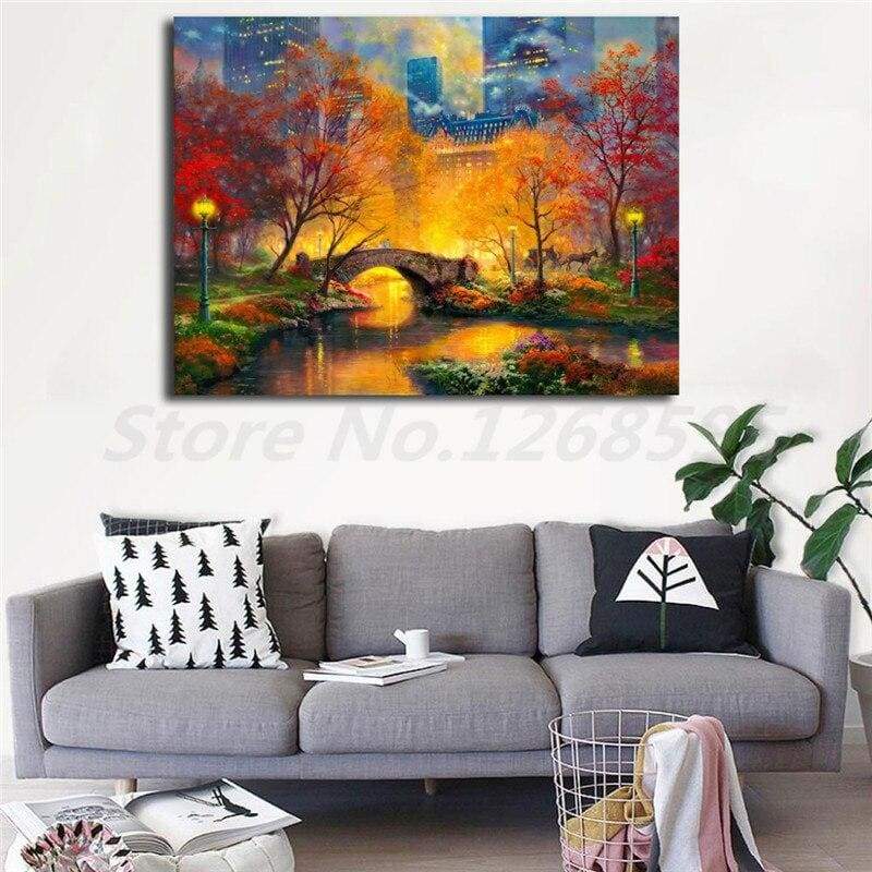 Pintura De Decoração Vintage De Nova York