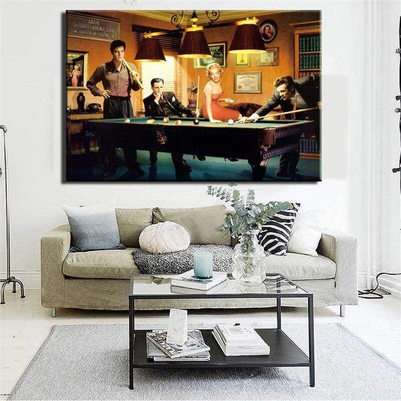 Pintura Vintage De Elvis Presley