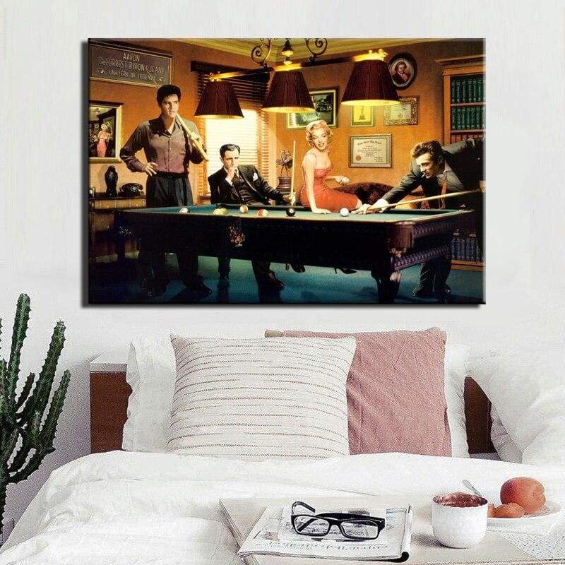 Pintura Vintage De Elvis Presley