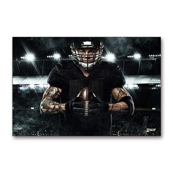 Pintura Vintage De Futebol Americano