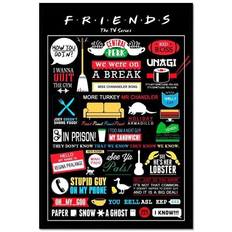 Pintura Vintage De Amigos