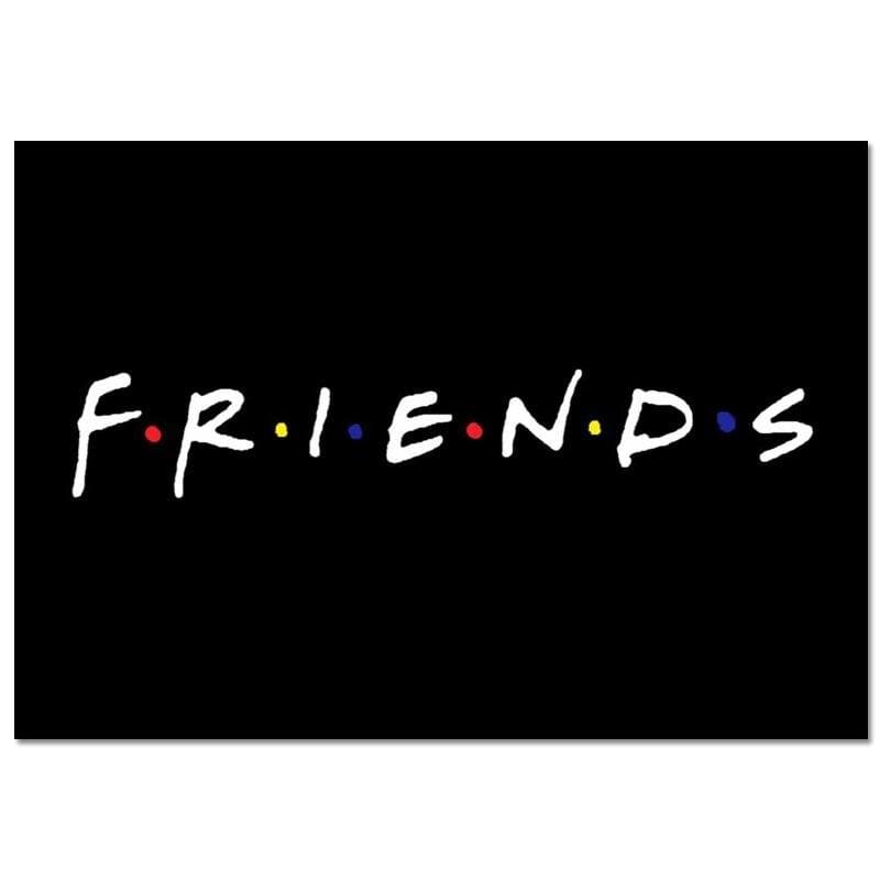 Pintura Vintage De Amigos