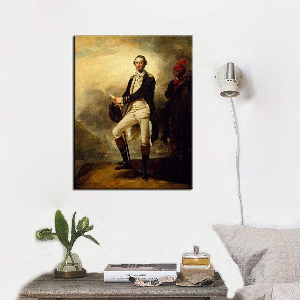 Pintura Vintage De George Washington