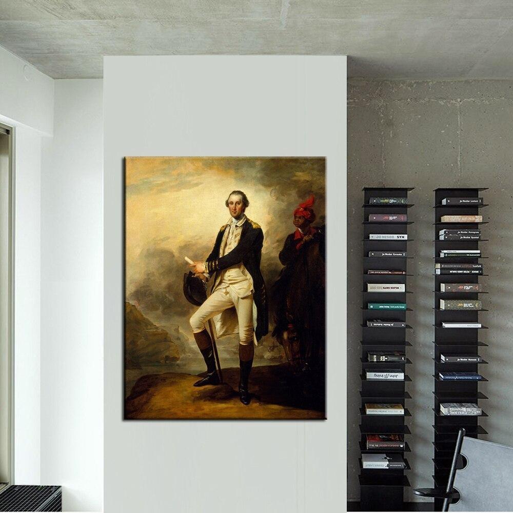 Pintura Vintage De George Washington
