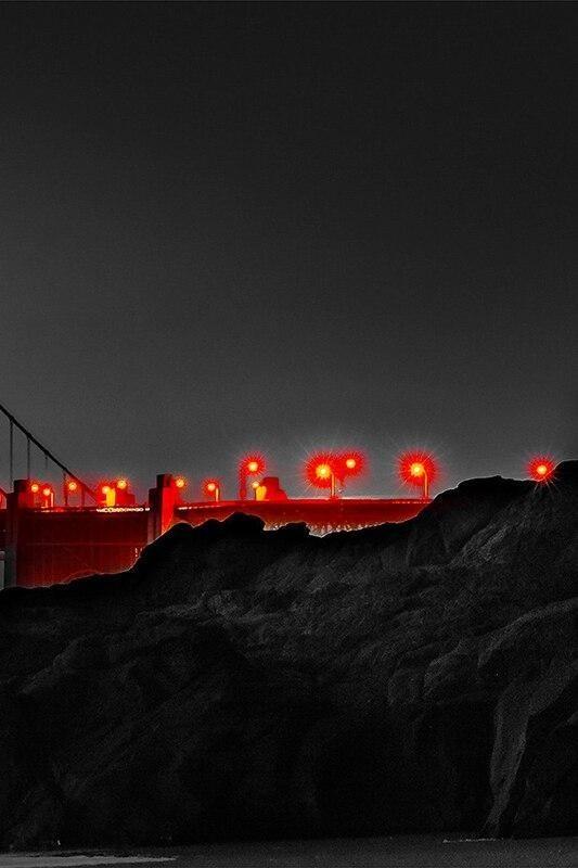 Golden Bridge Gate Pintura Vintage