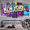 Pintura Vintage De Graffiti De Nova York