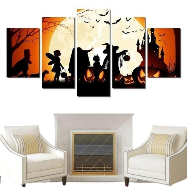 Pintura Vintage De Halloween