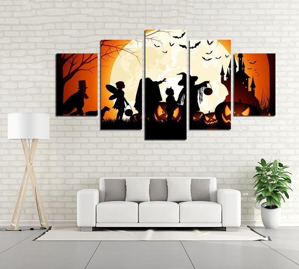 Pintura Vintage De Halloween
