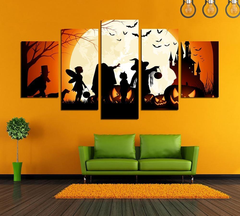 Pintura Vintage De Halloween