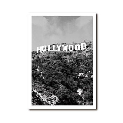 Pintura Vintage De Hollywood