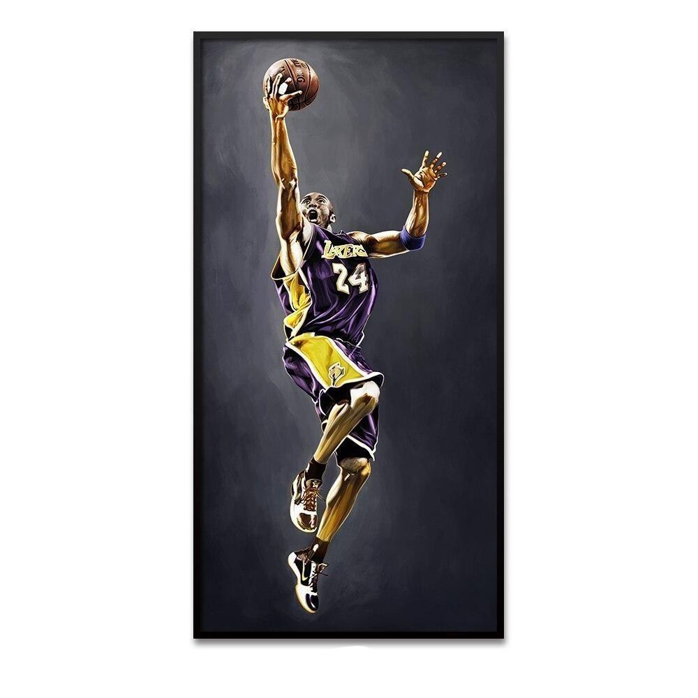 Pintura Vintage De Kobe Bryant