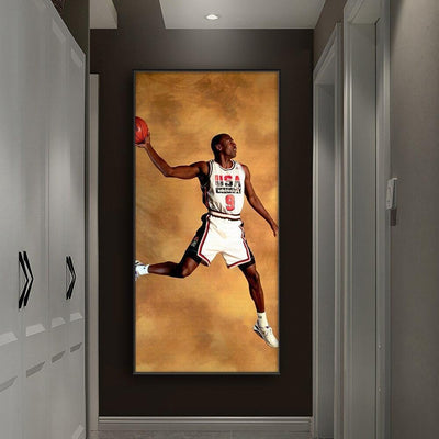 Pintura Vintage De Kobe Bryant