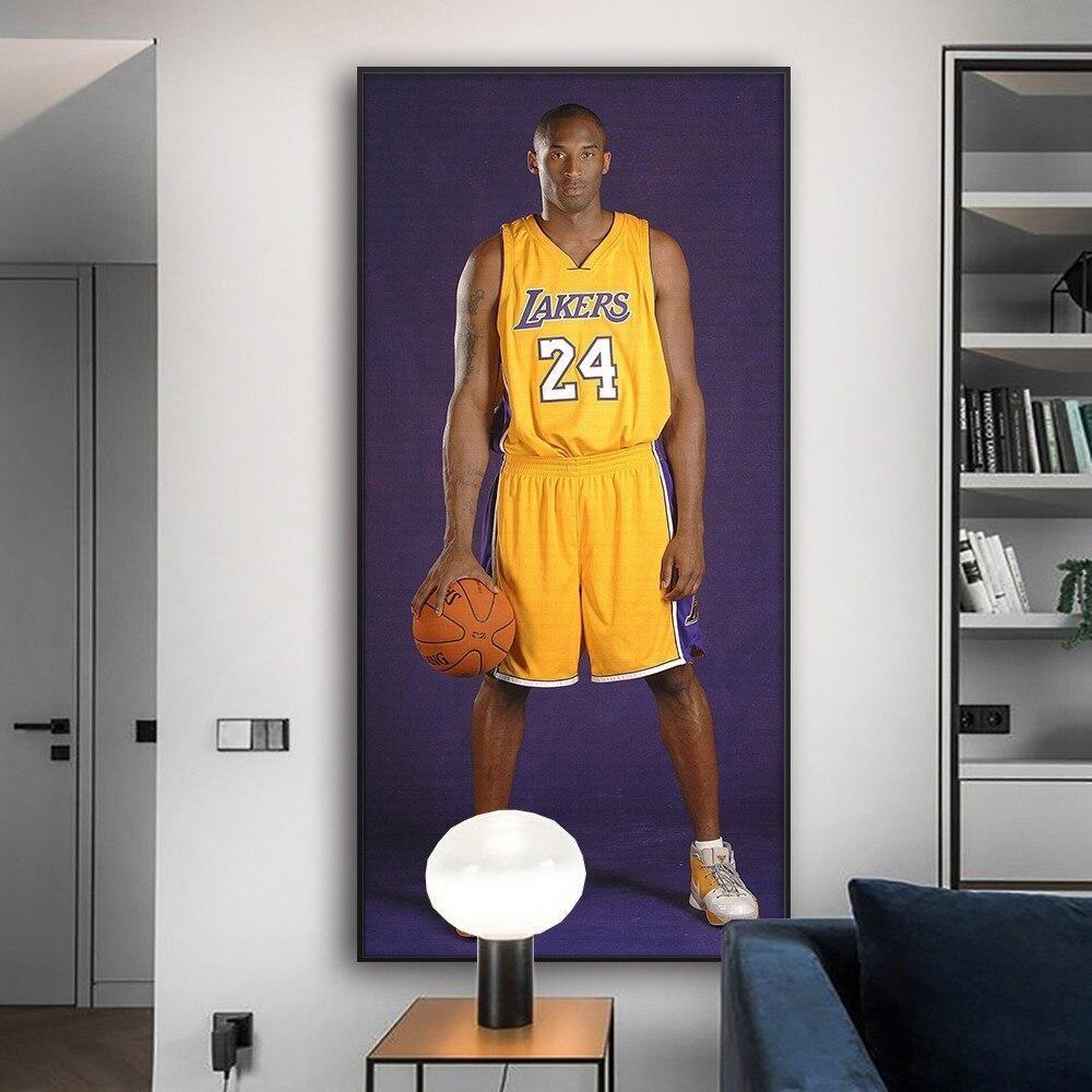 Pintura Vintage De Kobe Bryant