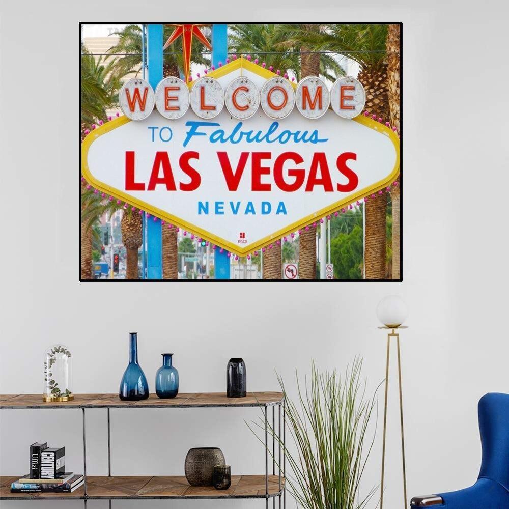 Pintura Vintage De Las Vegas