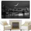 Mesa Vintage De Led Preto E Branco De Nova York