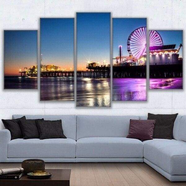 Pintura Vintage De Los Angeles