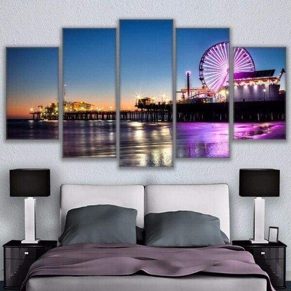 Pintura Vintage De Los Angeles