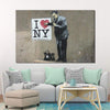 Vintage Vintage Eu Amo A Pintura De Nova York