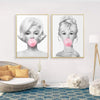 Pintura Vintage De Goma De Mascar De Marilyn Monroe