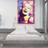 Pintura Colorida Vintage De Marilyn Monroe