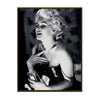 Pintura Vintage Em Preto E Branco De Marilyn Monroe