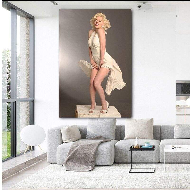 Pintura Vintage De Arte Pop De Marilyn Monroe