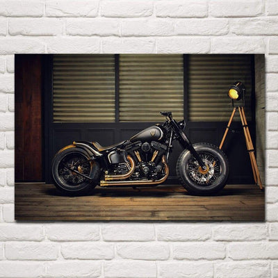 Pintura De Motocicleta Vintage