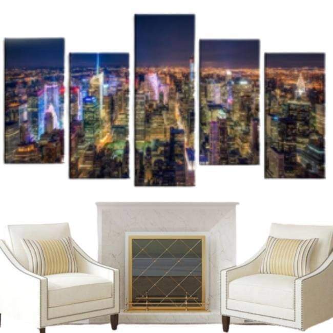 Pintura Longa Vintage De Nova York