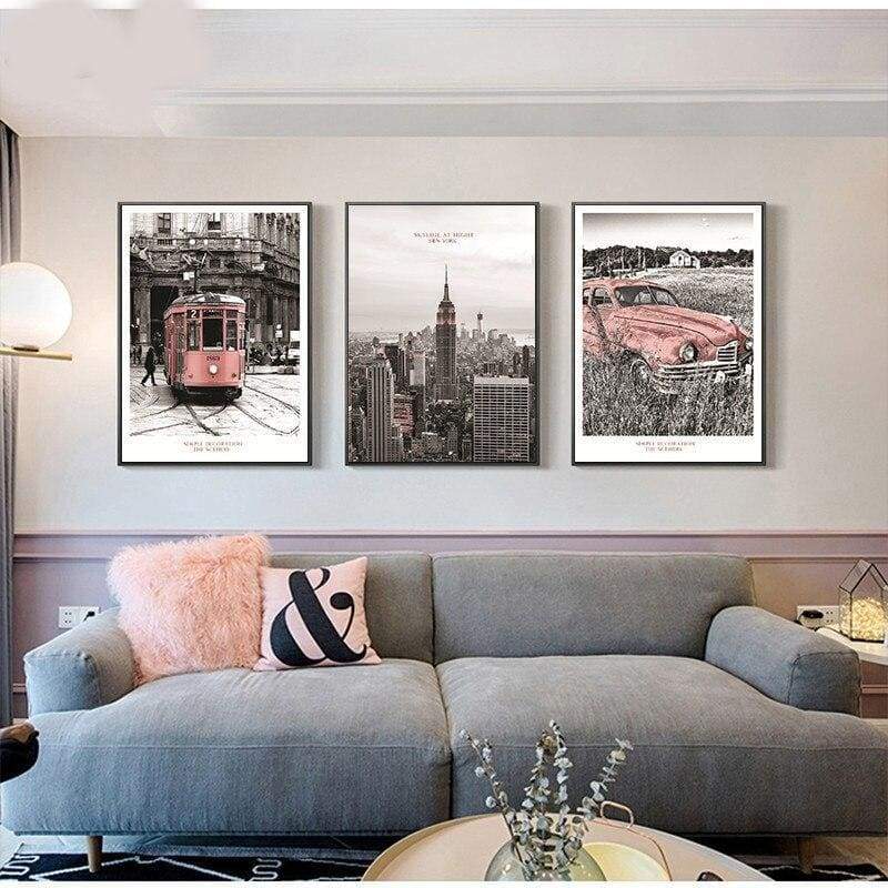 Pintura Vintage De Rosas De Nova York