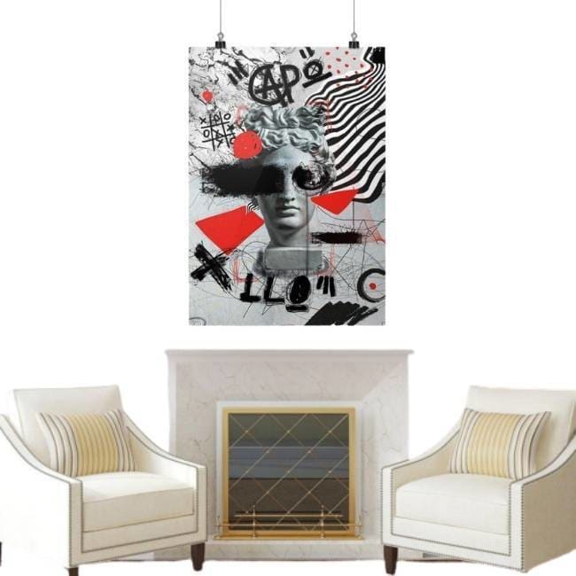 Pintura Vintage De Arte De Rua De Nova York