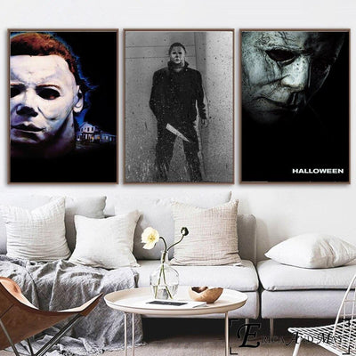 Quadro-Negro Vintage Halloween