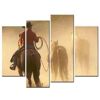 Pintura Vintage Do Oeste Americano